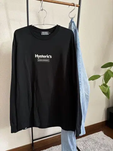 HYSTERIC GLAMOUR 블랙 긴팔 T셔츠 M