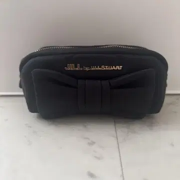 JILL by JILL STUART 리본 블랙 파우치