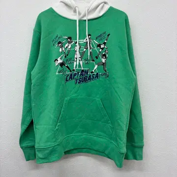 캡틴 츠바사 후드티 그린 L 사55