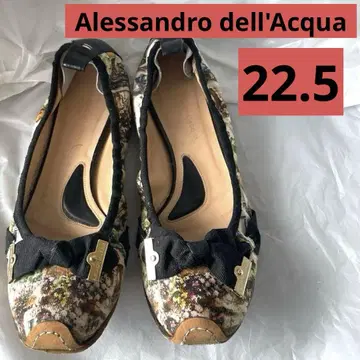 Alessandro dell'Acqua 꽃무늬 플랫슈즈 발레 슈즈