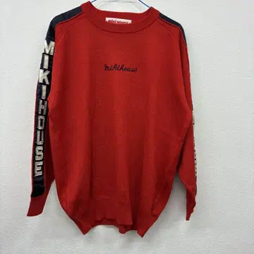 miki house mens 니트 빨간색 L 56