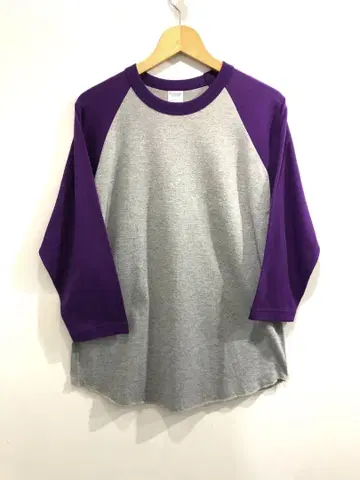 데드스탁 래글런t 롱t 90년대 퍼플 90s 빈티지