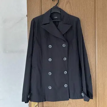 LUCAS 블랙 테일러드 자켓 더블 버튼