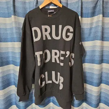 DRUG STORE'S CLUB 블랙 트레이닝복