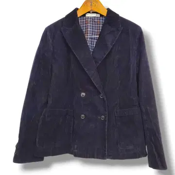 완판템 UNIQLO 코듀로이 더블 브레스트 자켓 다크 네이비 새상품급