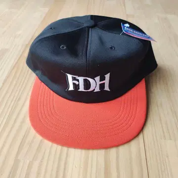 후쿠오카 다이에 호크스 FDH 야구 모자 블랙/오렌지 L 사이즈
