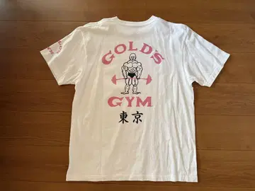 GOLD'S GYM 골드짐 도쿄 한정판 백 프린트 T셔츠 XL