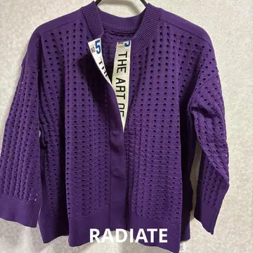 RADIATE 상의 가디건 퍼플 9호 새상품 야마다