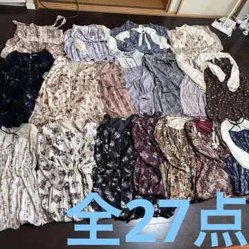 axes 묶음 판매 원피스 18점, 기타 9점 뮤샤 고블랑 캉캉 모자 외