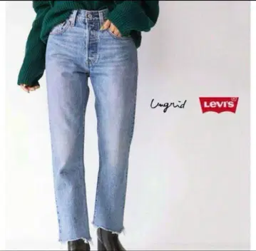 LEVI'S 501 ungrid 별주 W26 CROPPED DENIM