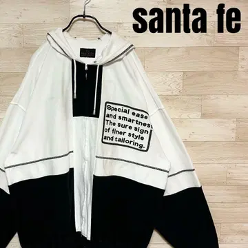santafe 산타페 파일 안감 긴팔 2톤 Zip 후드티