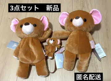 디즈니 스토어 피터팬 마이클 테디베어 미니백 봉제 인형