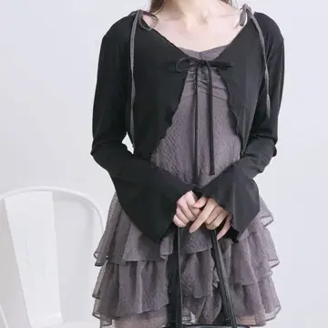 올리브 데 올리브 원피스 가디건