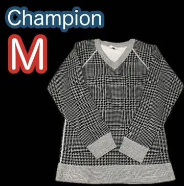 Champion 맨투맨 트리코 태그 USA V넥 속기모