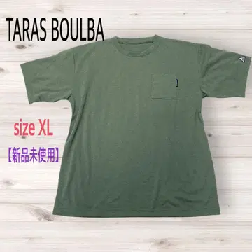 TARAS BOULBA [미사용 새상품] 반팔 셔츠 XL 올리브색