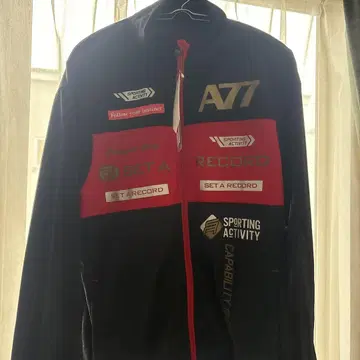 택 포함 새상품 아식스 A777 RECORD 트레이닝 자켓