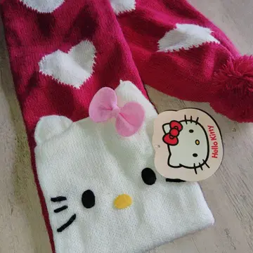 레트로 키티 머플러