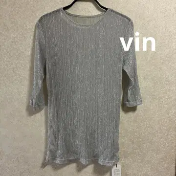 vin 상의 이너 라메 믹스 실버 9호 새상품 야마다야