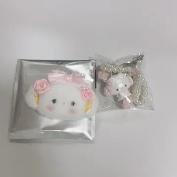 코기뮨 화이트 프릴 스트랩&클립