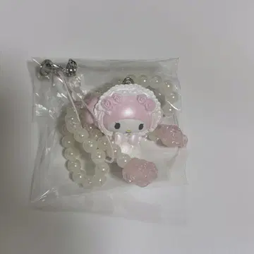마이멜로디 화이트 프릴 스트랩