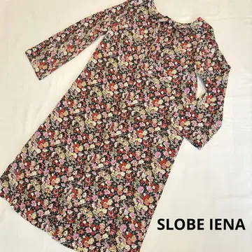 새상품급 SLOBE IENA 꽃무늬 긴팔 원피스