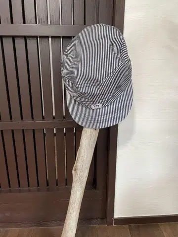 리 네이비 스트라이프 모자