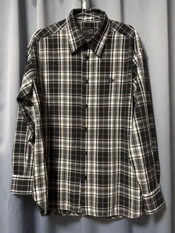 뉴에라 셔츠 체크 셔츠 BLACK LABEL FW25
