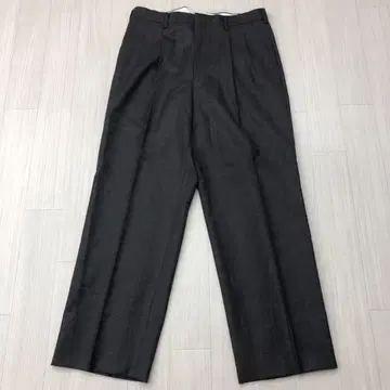 y2k 울 턱 테이퍼드 슬랙스 팬츠 남성용 85cm