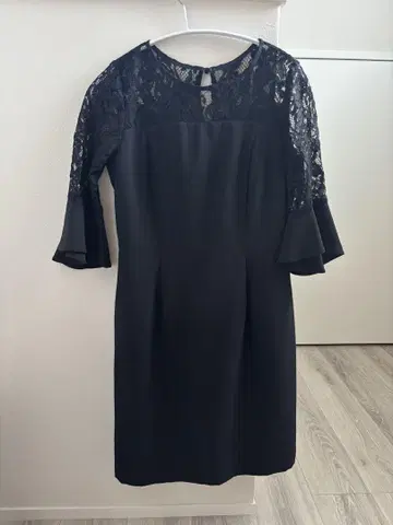 블랙 원피스 2차 모임 파티 결혼식 칠분