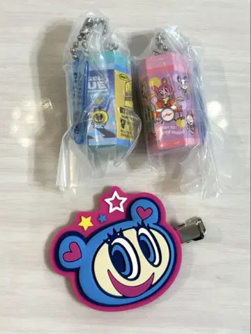 엔젤 블루 필통 컬렉션 지우개 2개 세트 & 앞머리 클립