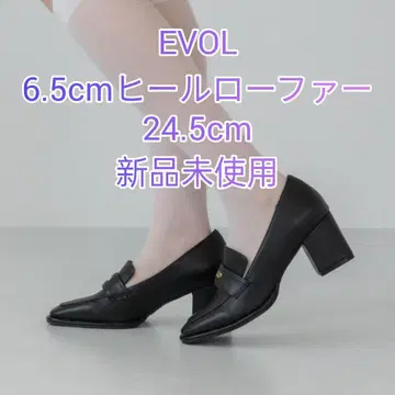 [ EVOL ] 코인 6.5cm 힐 로퍼 IX5521 미사용 새상품