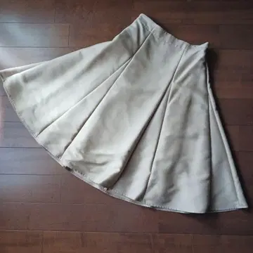 ANAYI 카멜 베이지 플레어 스커트 사이즈 36