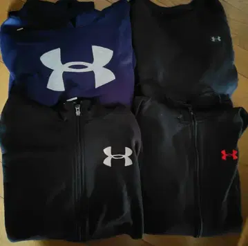 UNDER ARMOUR 묶음 판매 후드티 4점 사이즈 LG MD