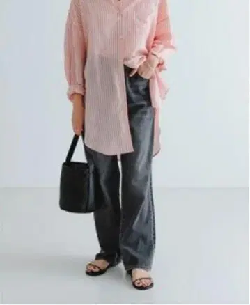 데님 팬츠 스트레이트 핏 팬츠
