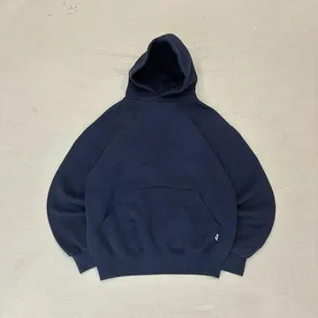 90s Russell USA 무지 후디
