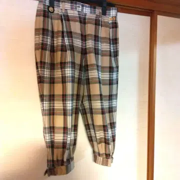체크 무늬 니커보커 팬츠 여성용 헌팅