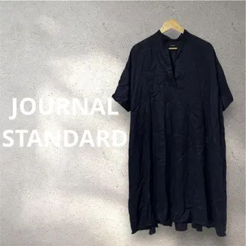 Journal Standard 극상 린넨 100% 루즈핏 V넥 원피스
