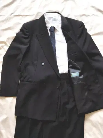 블랙 블랙 더블 수트 Buckingham ABL