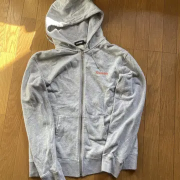 XLARGE 그레이 풀 집업 후드티 M