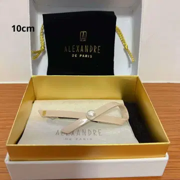 ALEXANDRE DE PARIS 펄 장식 헤어핀