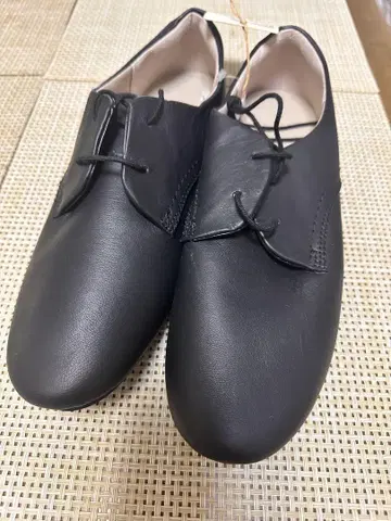무인양품 [ 가죽 신발 25.0cm 블랙 ]