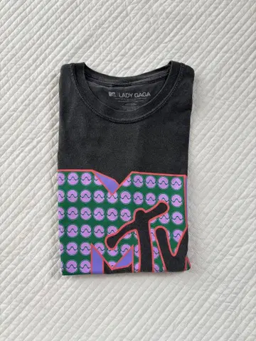 LADYGAGA MTV 로고 T셔츠 S 사이즈