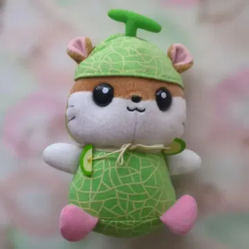 산리오 코로코로쿠리린 멜론 코스튬 봉제 인형 약 20cm