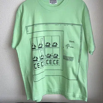 CAV EMPT 라이트 그린 T셔츠 사이즈 M