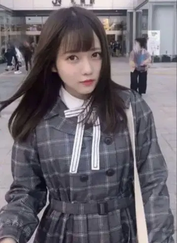 Fint 그레이 체크 원피스