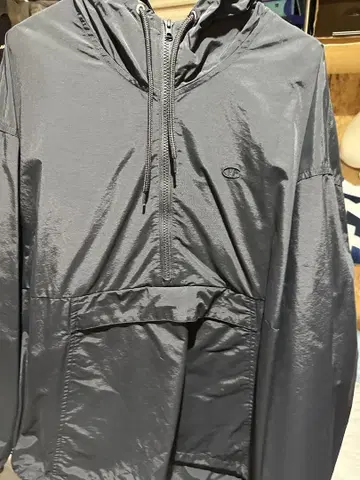 Champion 블랙 나일론 자켓 M