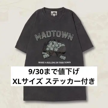 MAD TOWN MONEY TEE / CHARCOAL