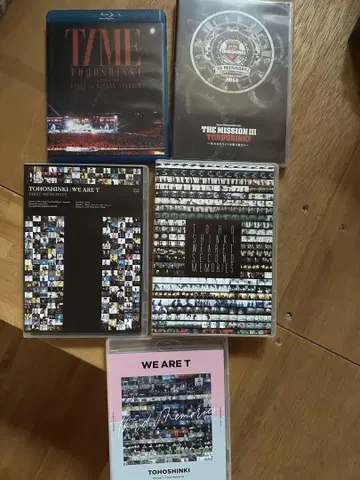 동방신기 DVD Blu-ray 5세트