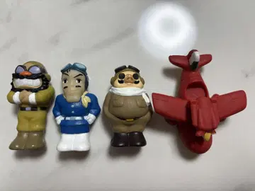 지브리 붉은 돼지 손가락 인형 소프트 비닐