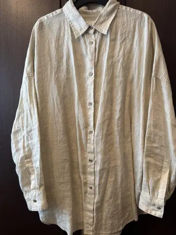 Spick & Span 린넨 카슈쿨 빅 셔츠
